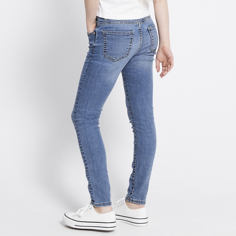 Mid waist skinny jeans "Skippy" Mid wash